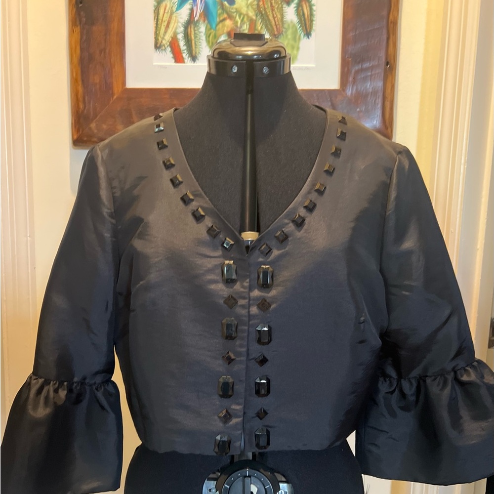 Signature Black Jacket with Embellishments